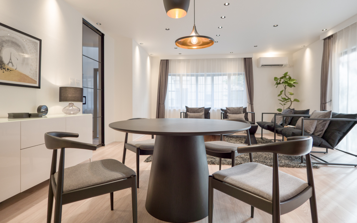 #リビングリフォーム #ブラックインテリア