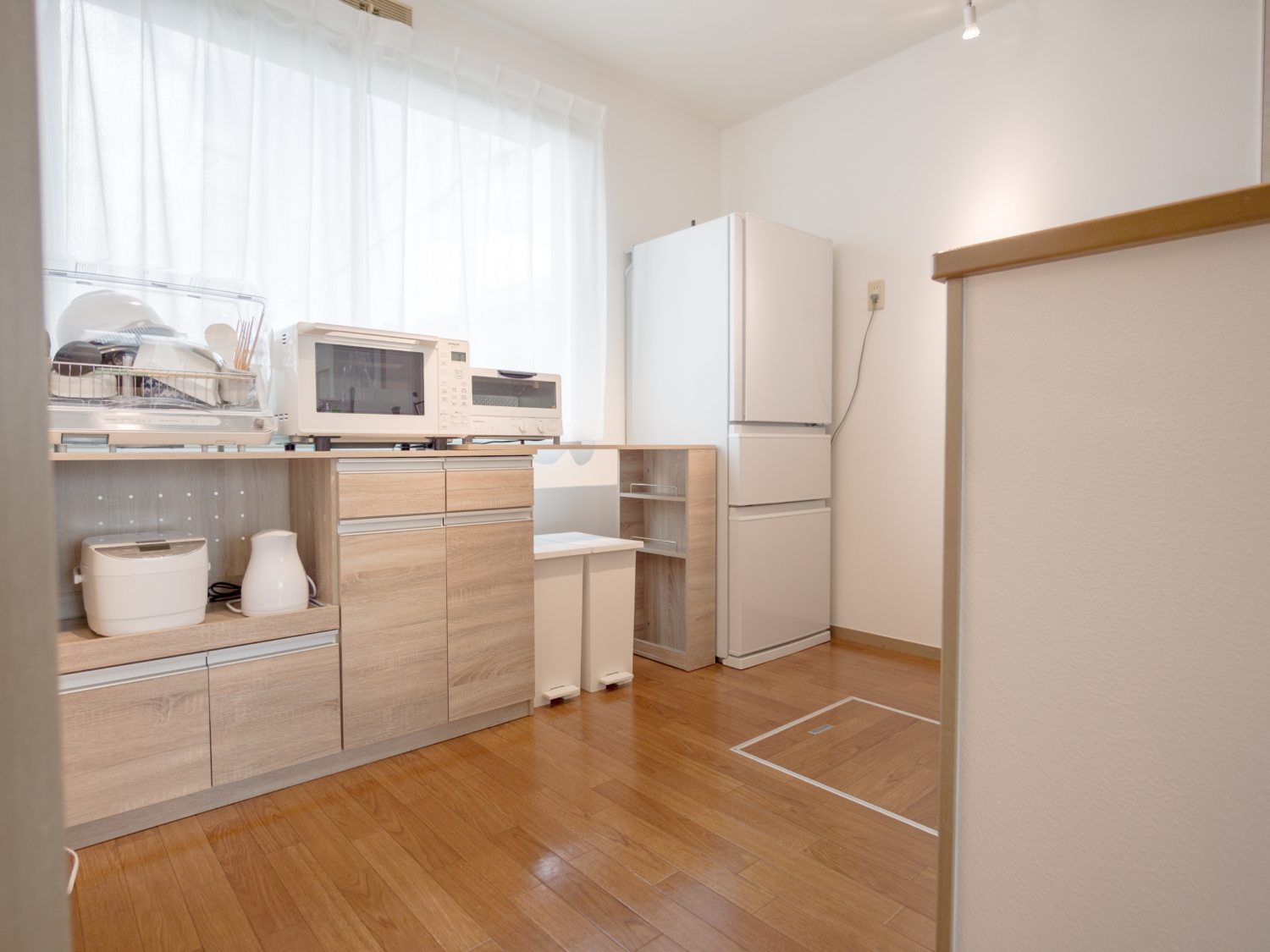 シャビーナチュラル　キッチンインテリア